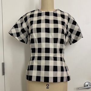 Derek Lam plaid blouse size 6